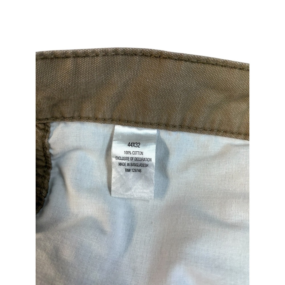 Blue Mountain Mens Tan Canvas Utility Work Pants Size 44x32 Carpenter Style - Picture 5 of 8